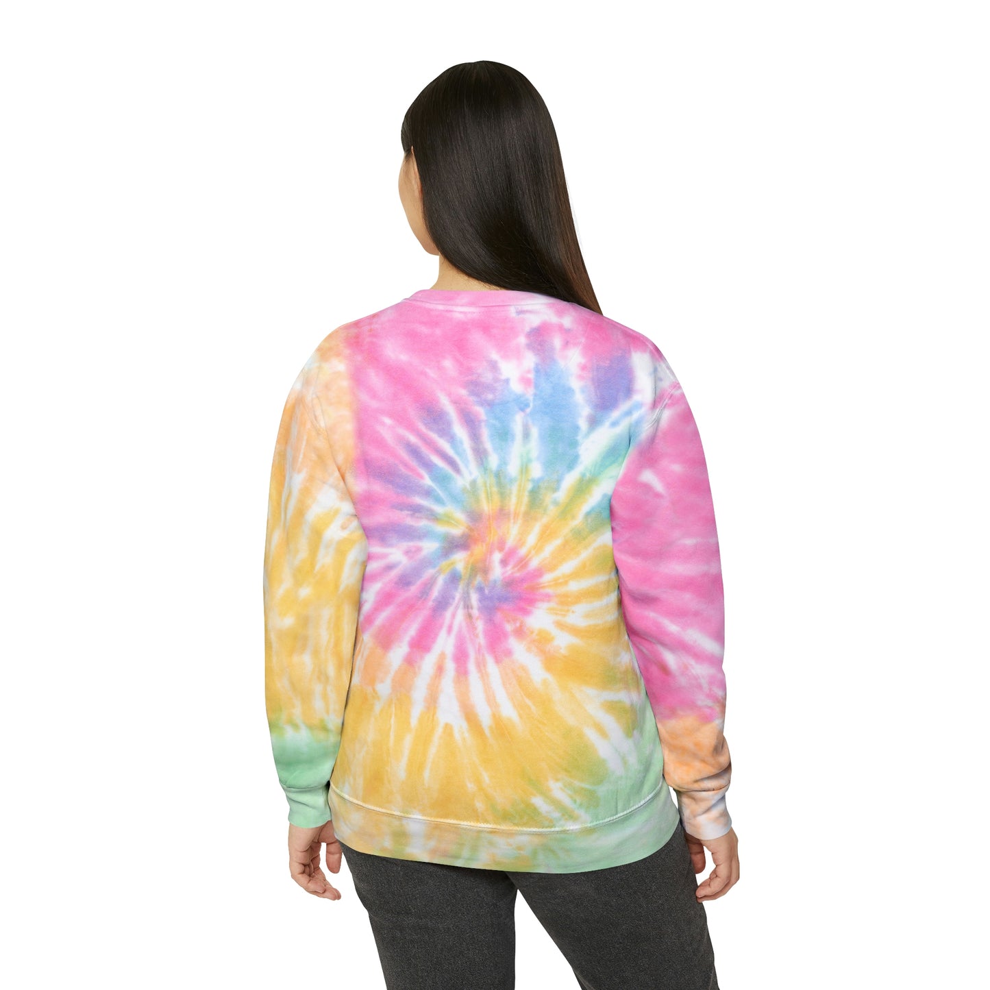 Add some color to your mom's wardrobe with our Best Mom Ever tie-dye sweatshirt!